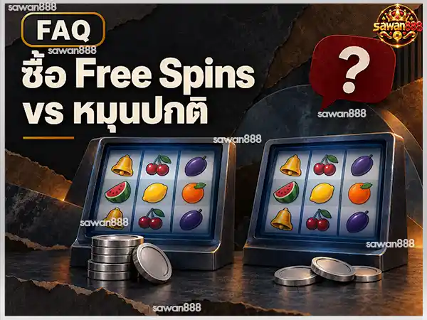 ซื้อ free spin เสี่ยงกว่าหมุนปกติไหม